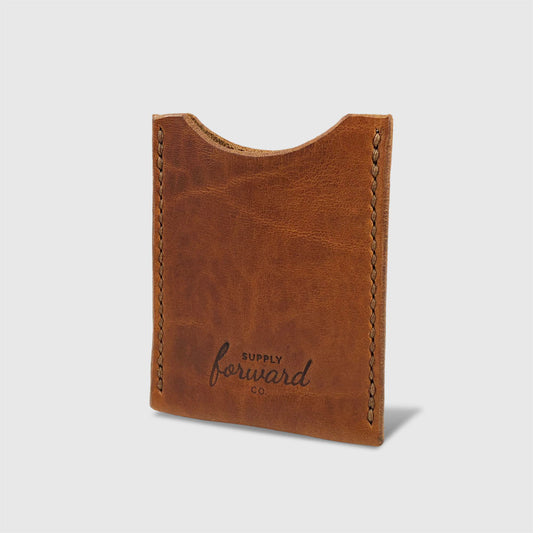 THE CARD HOLDER - English Tan