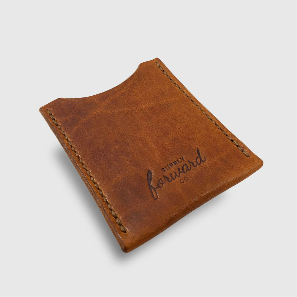 THE CARD HOLDER - English Tan