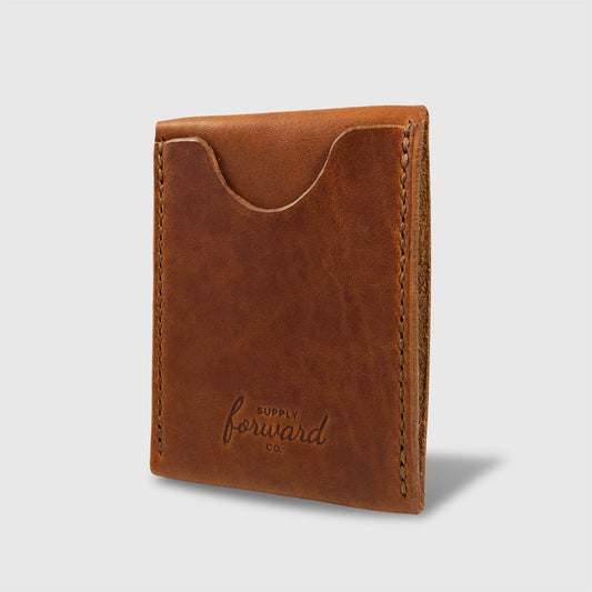 THE CARD WALLET - English Tan