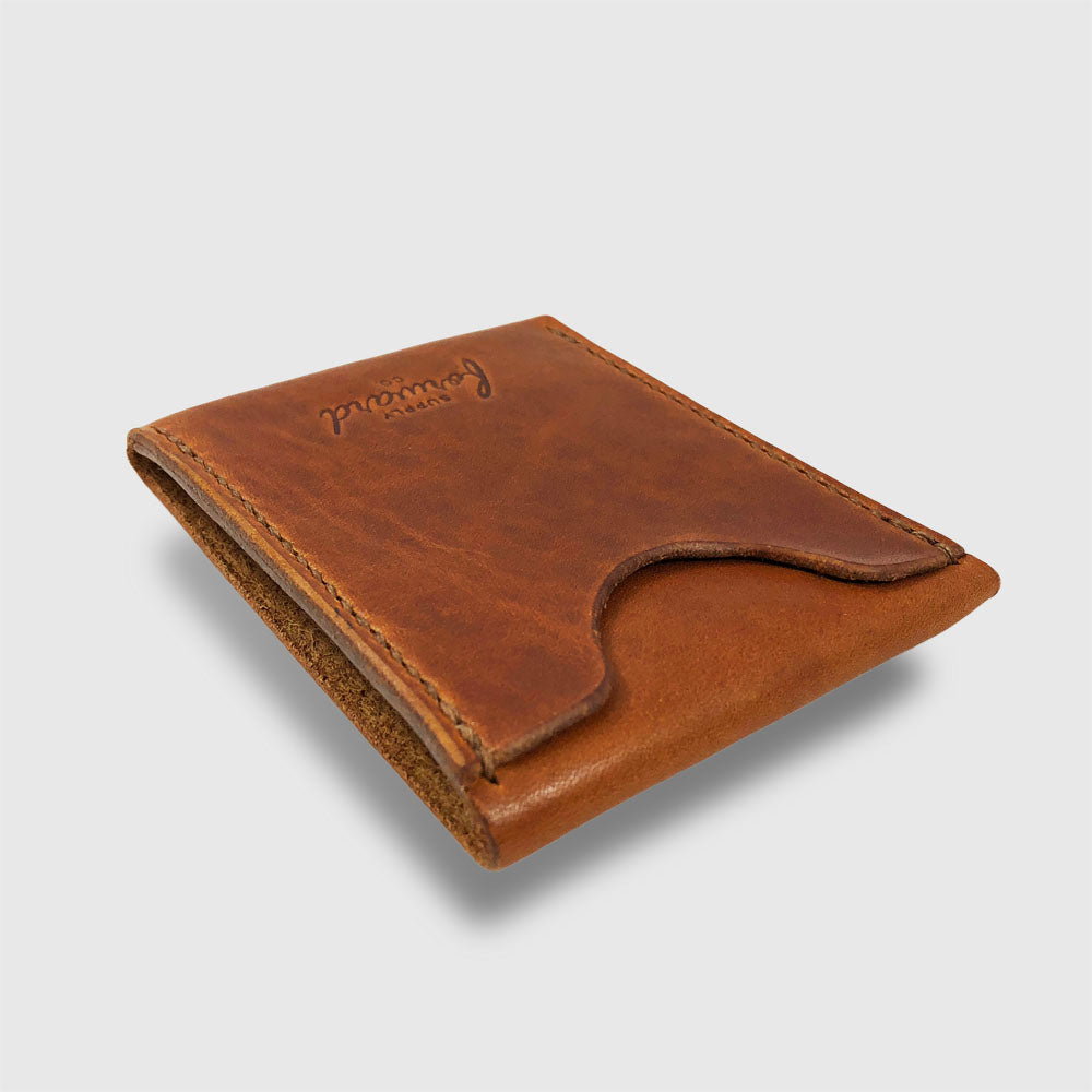 THE CARD WALLET - English Tan