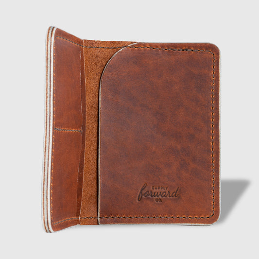 THE PASSPORT WALLET - English Tan