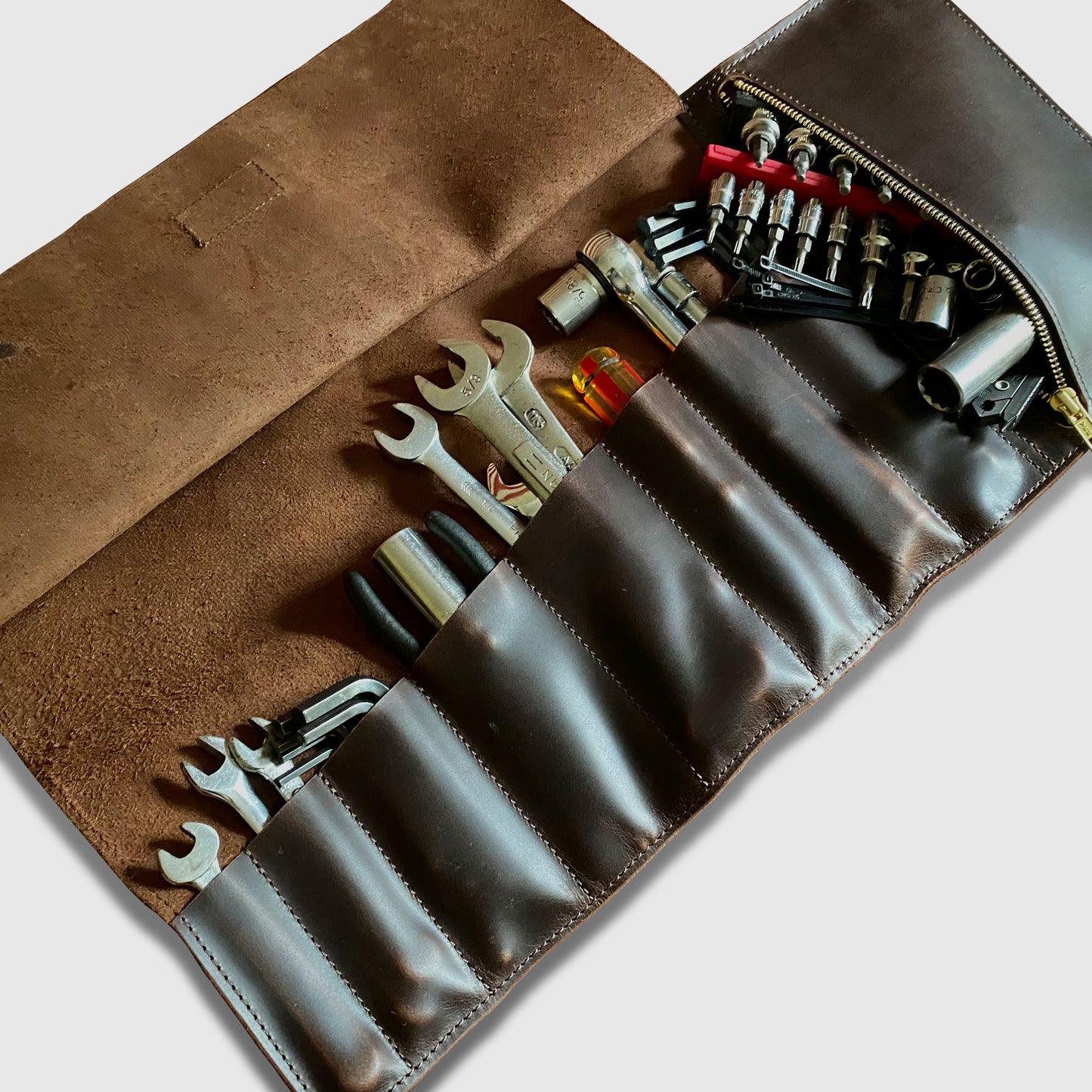 THE TOOL ROLL - English Tan