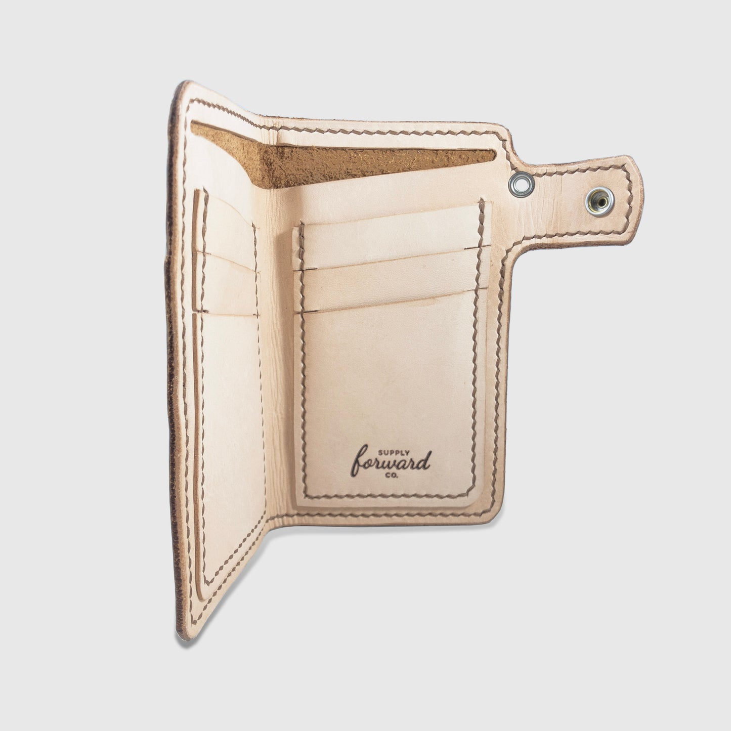 THE MID WALLET - English Tan
