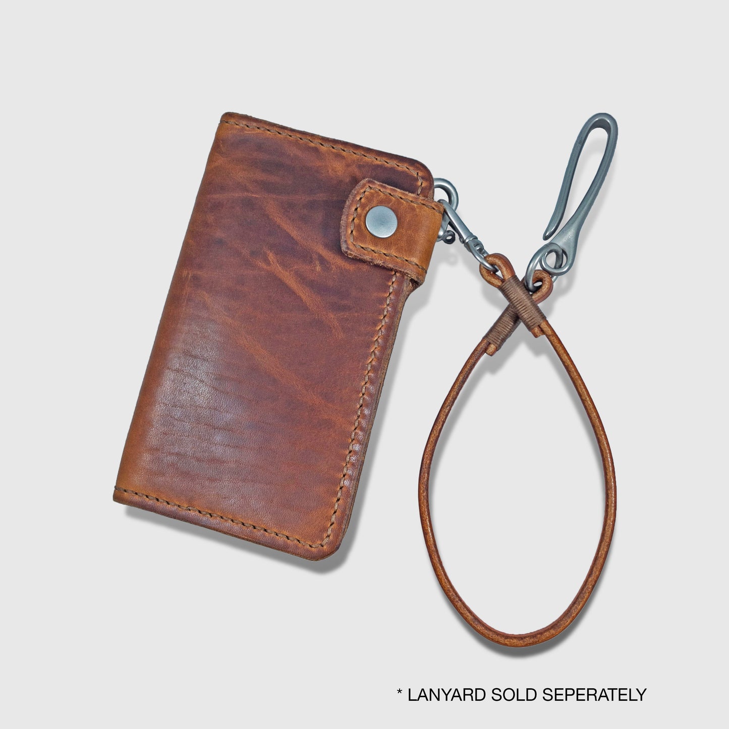 THE MID WALLET - English Tan