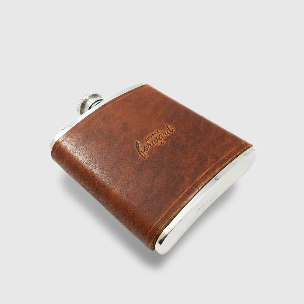 THE HIP FLASK - English Tan