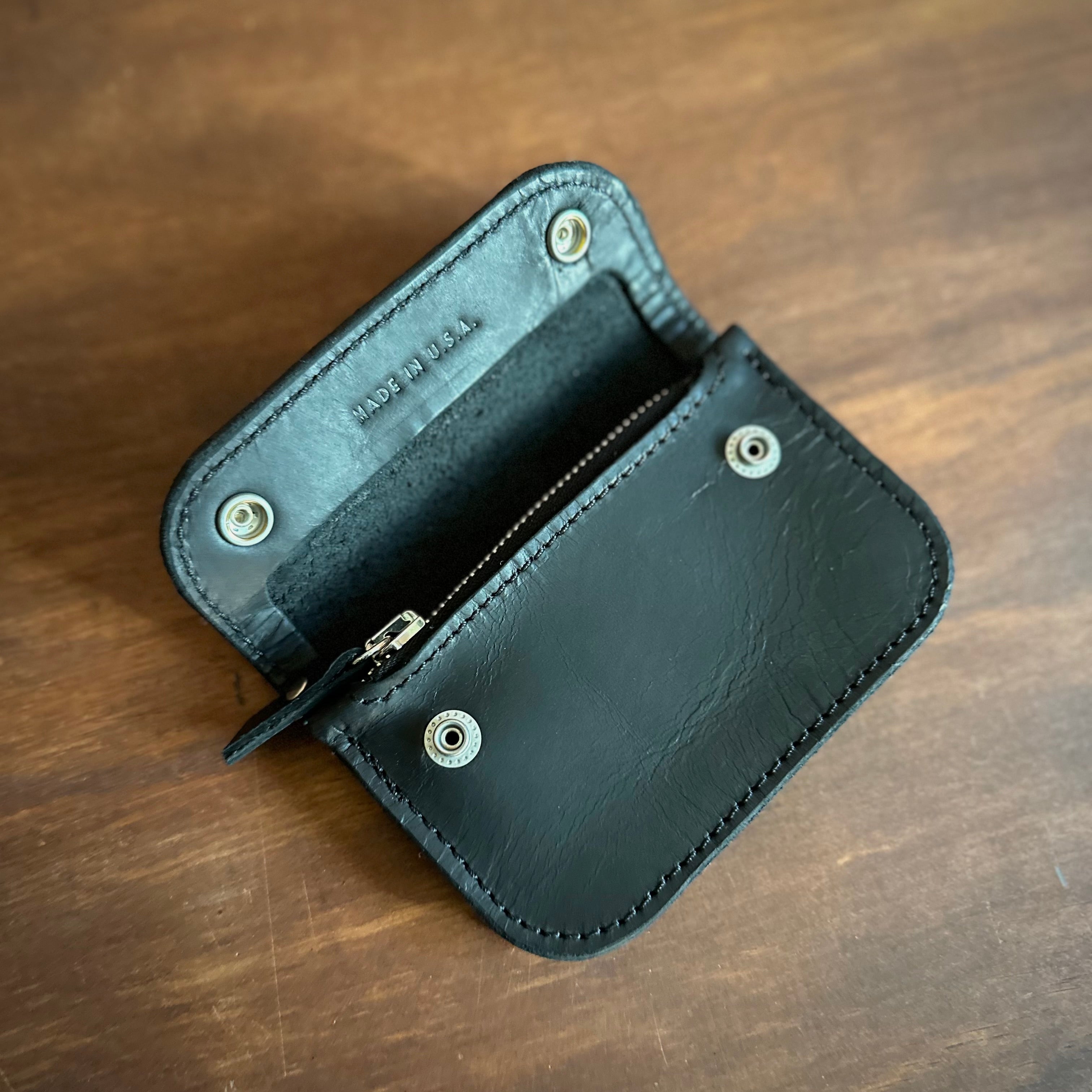 PABLO VINCI Mini bikers wallet カワシマタカヒロ MINI BIKER WALLET - Black – Forward Supply Co.